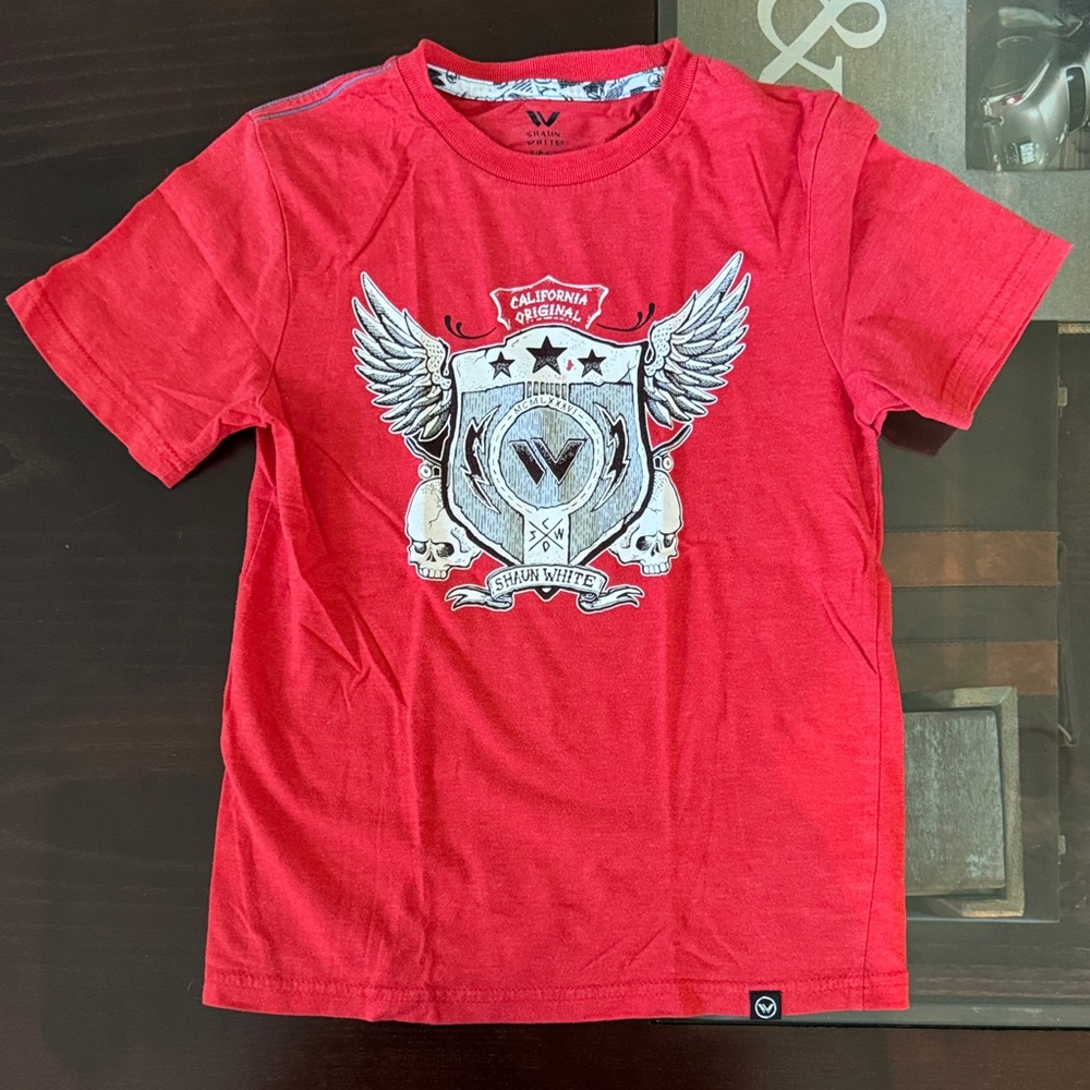 Shaun White Red Graphic Kids T-Shirt